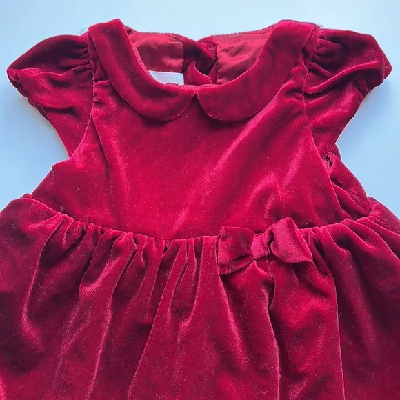 H&M Burgundy Holiday Dress - Picture 2 of 6